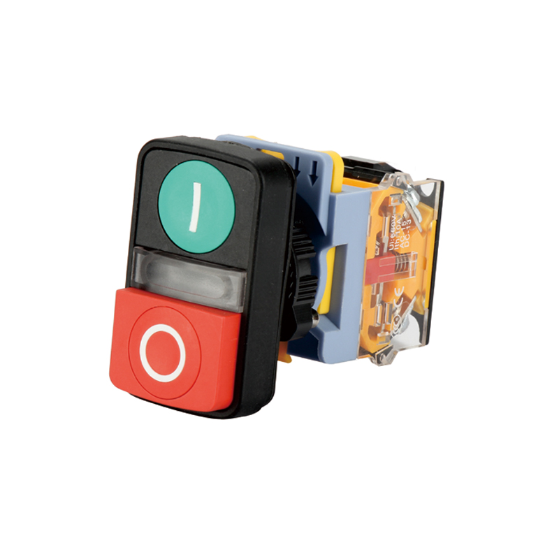 (lluminated)double push button switch