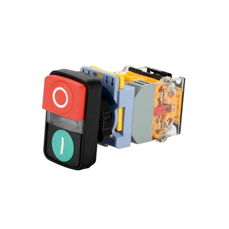 lluminated double push button switch