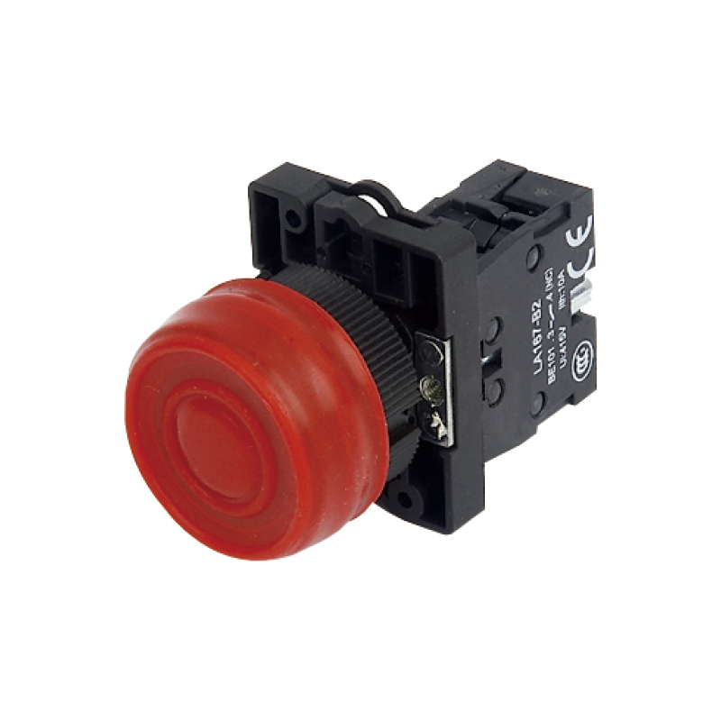 Push button with waterproof cover switch