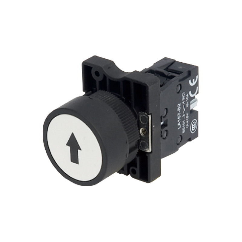 Flush push button with mark switch